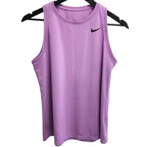 NIKE DRI-FIT TRAINING TANK. PURPLE/MEDIUM